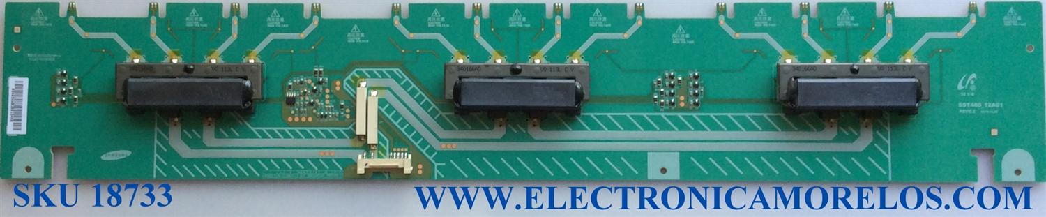 BACKLIGHT / SAMSUNG LJ97-03463A / SST460_12A01 / 3463A / REV0.2 / PANEL`S LTF460HJ05 / LTF460HN01 / MODELOS LN46D630M3FXZA / LN46D630M3F / LN46E550F6FXZA SH03 / LN46D550K1FXZA SQ03 / LN46D550K1FXZA HJ02 / LN46D630M3FXZA SQ01